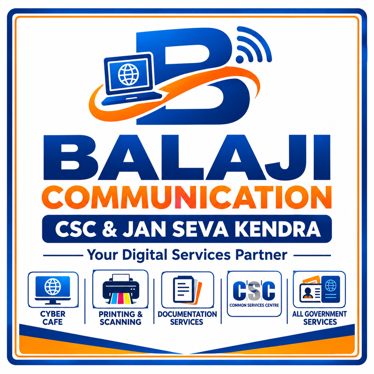 Balaji Communication logo